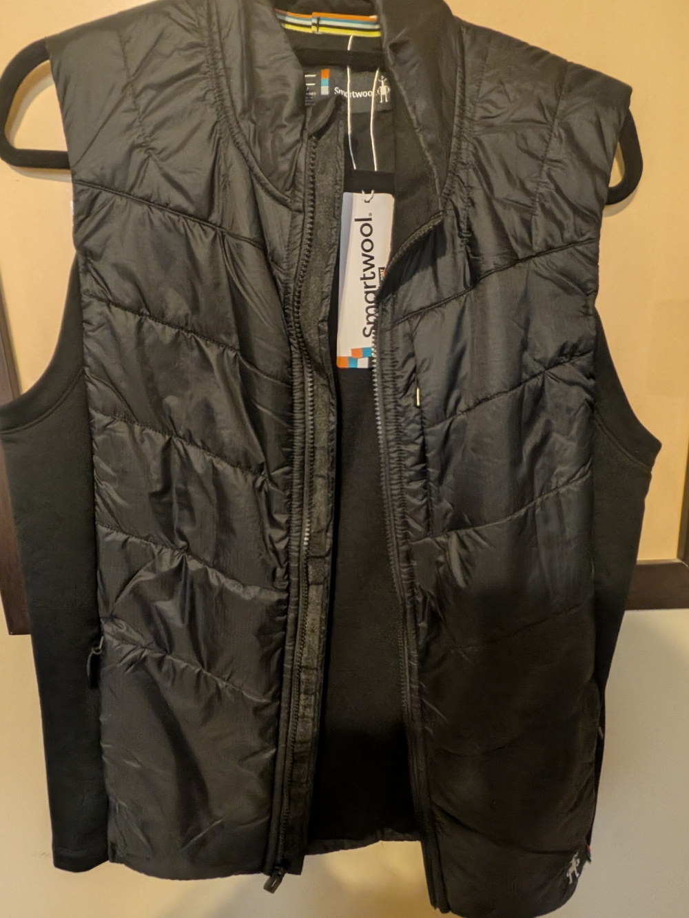 Smartwool Black Quilted Vest